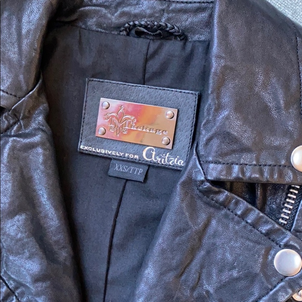 Mackage Aritzia XXS Leather Vest - Picture 2 of 6